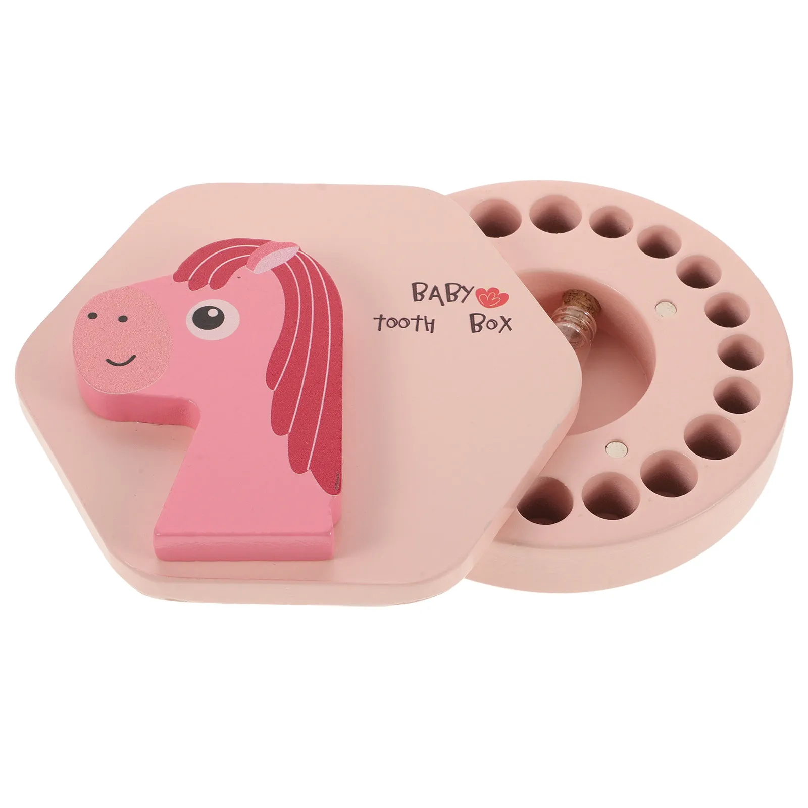 木製乳歯保管箱-乳歯収納ホルダー-多機能-子供用-女の子-男の子-ギフト-子供用歯