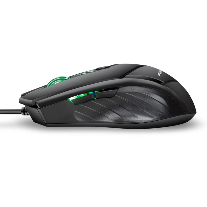 Silencioso fosco ergonomia 2400dpi ajuste usb 6d com fio óptico computador gaming mouse ratos para computador portátil para dota 2