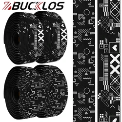 BUCKLOS Road Bike Handlebar Tapes Soft Shockproof Bicycle Bar Wrap PU EVA Waterproof Cycling Handlebar Tapes Bicycle Accessories