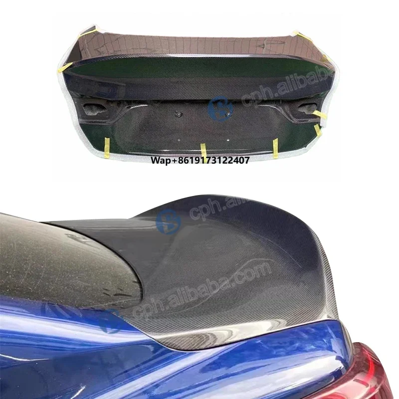 

High Quality CSL Style Carbon Fiber Trunk Cover for Q50 Q50L 2015 2016 2017 Duckdill Trunk