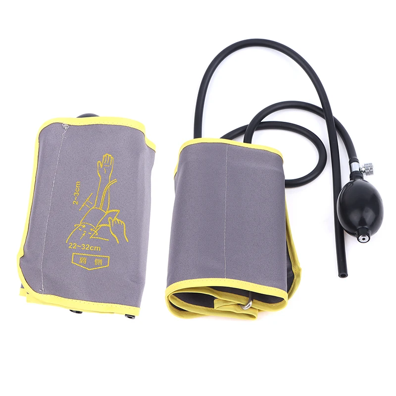 

Манжета для тонометра (одинарная/двойная трубка), медицинская, бытовая, с ремешком, аксессуары, хлопковая манжета с D-образным кольцом для тонометра