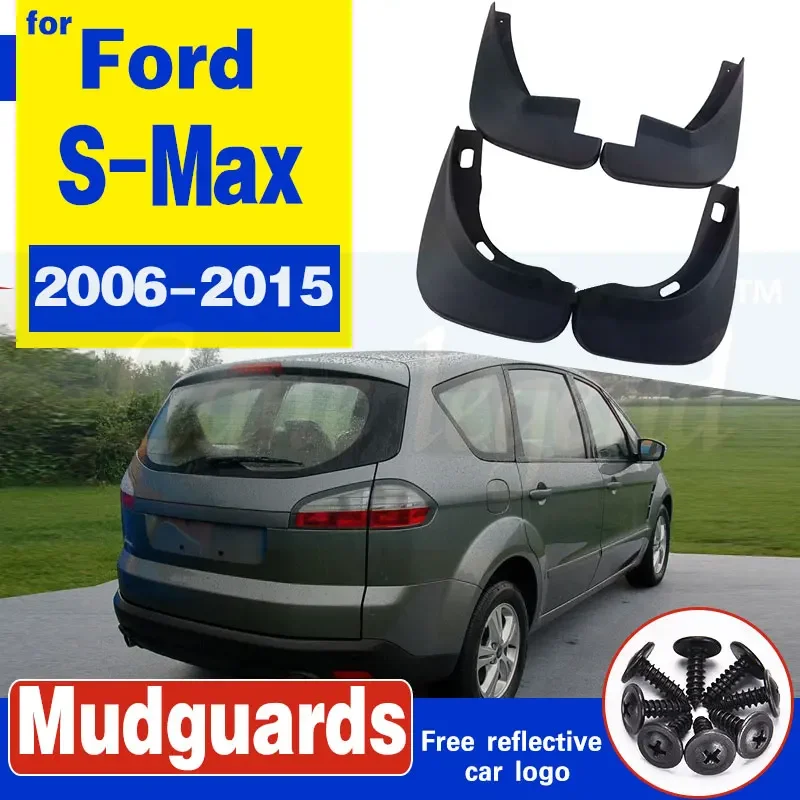 For Ford S-Max Galaxy 2006 2007 2008 2009 2010 2011 2012 2013 2014 2015 Front Rear Mud Flaps Mudflaps Splash Guards Mudguards
