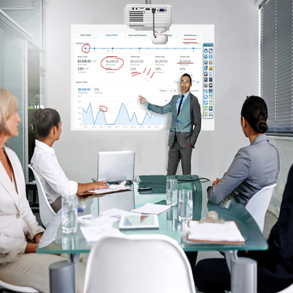 Ontwerp Pie Interactieve Whiteboard Inductie Ontvanger Precieze Multi-touch Smart Board Voor Meest Projector Upgrade Accessoires