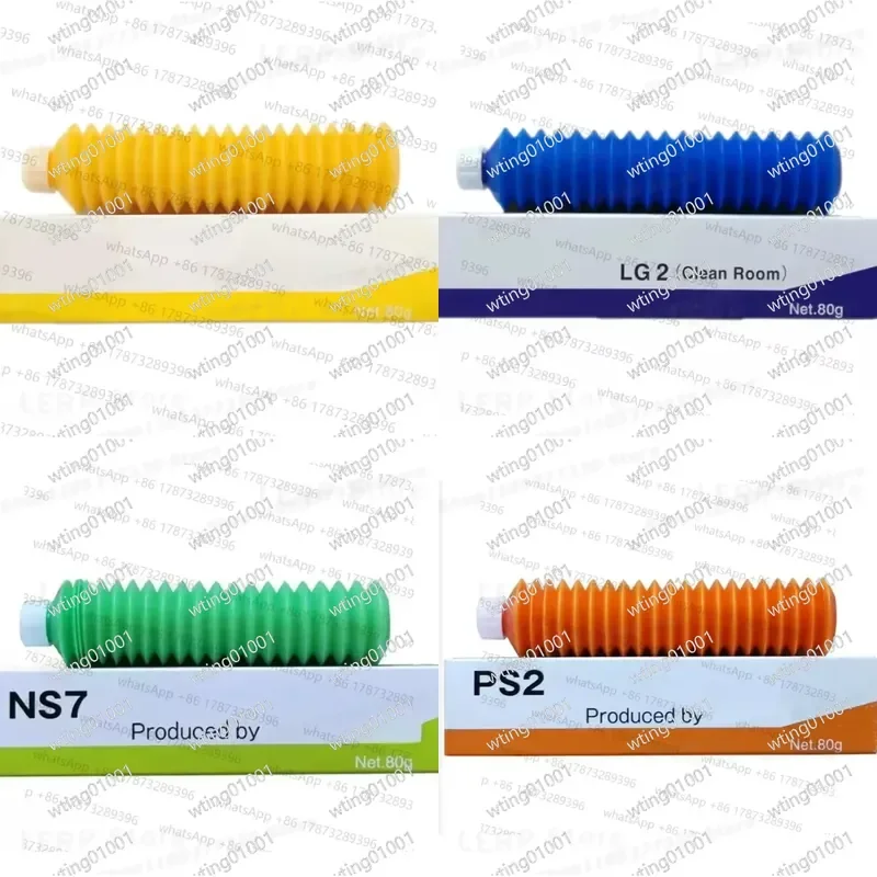 for PS2 LR3 AS2 NS7 LG2 LGU Ball Screw Linear Guide Bearing Lubricant Compatible with Manual Grease Injector High Performance