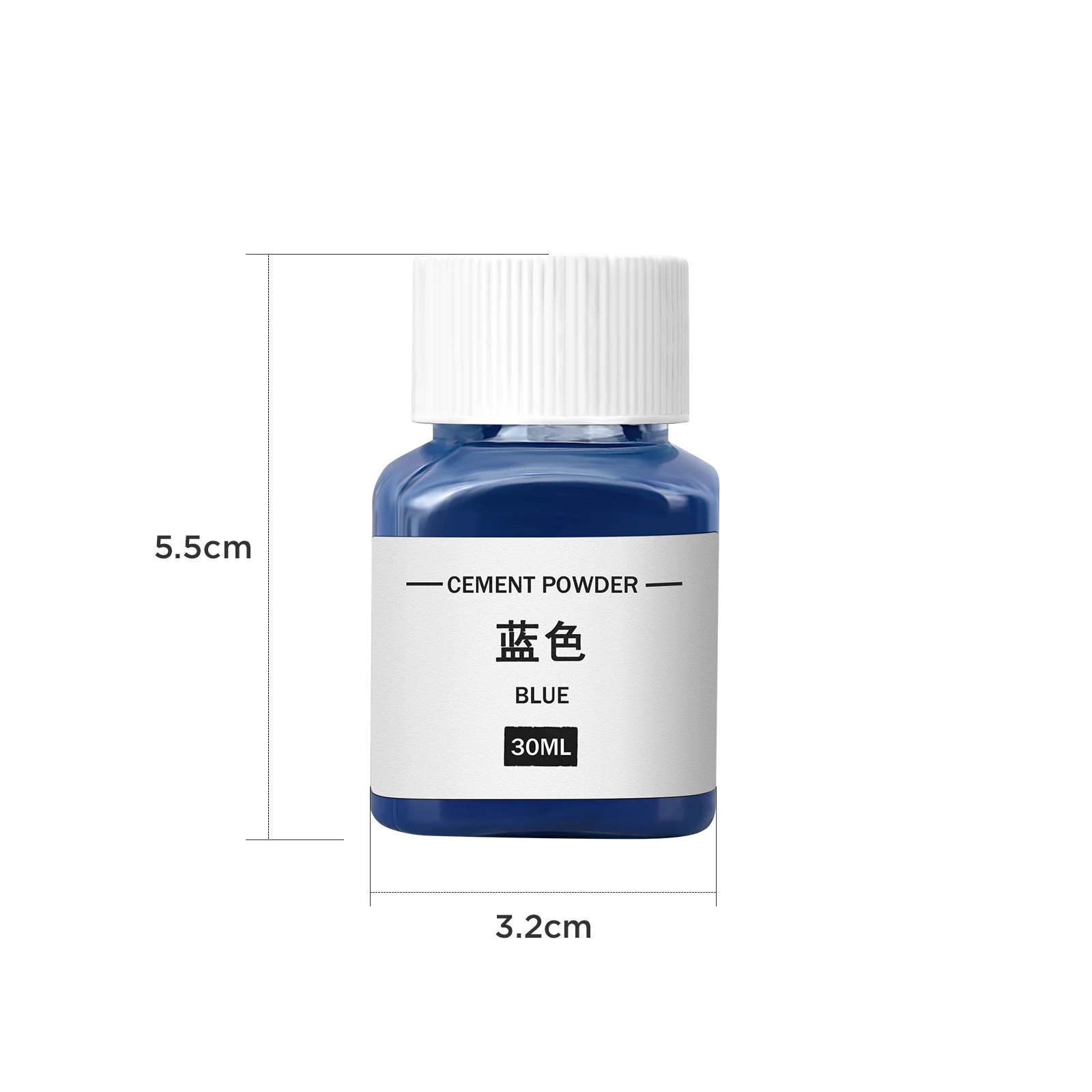 Pigmento De Cimento De Concreto De Gesso, Pintura Artesanal, Produção De Molde, Ajuste De Cor, DIY, 7 Cores, 30ml