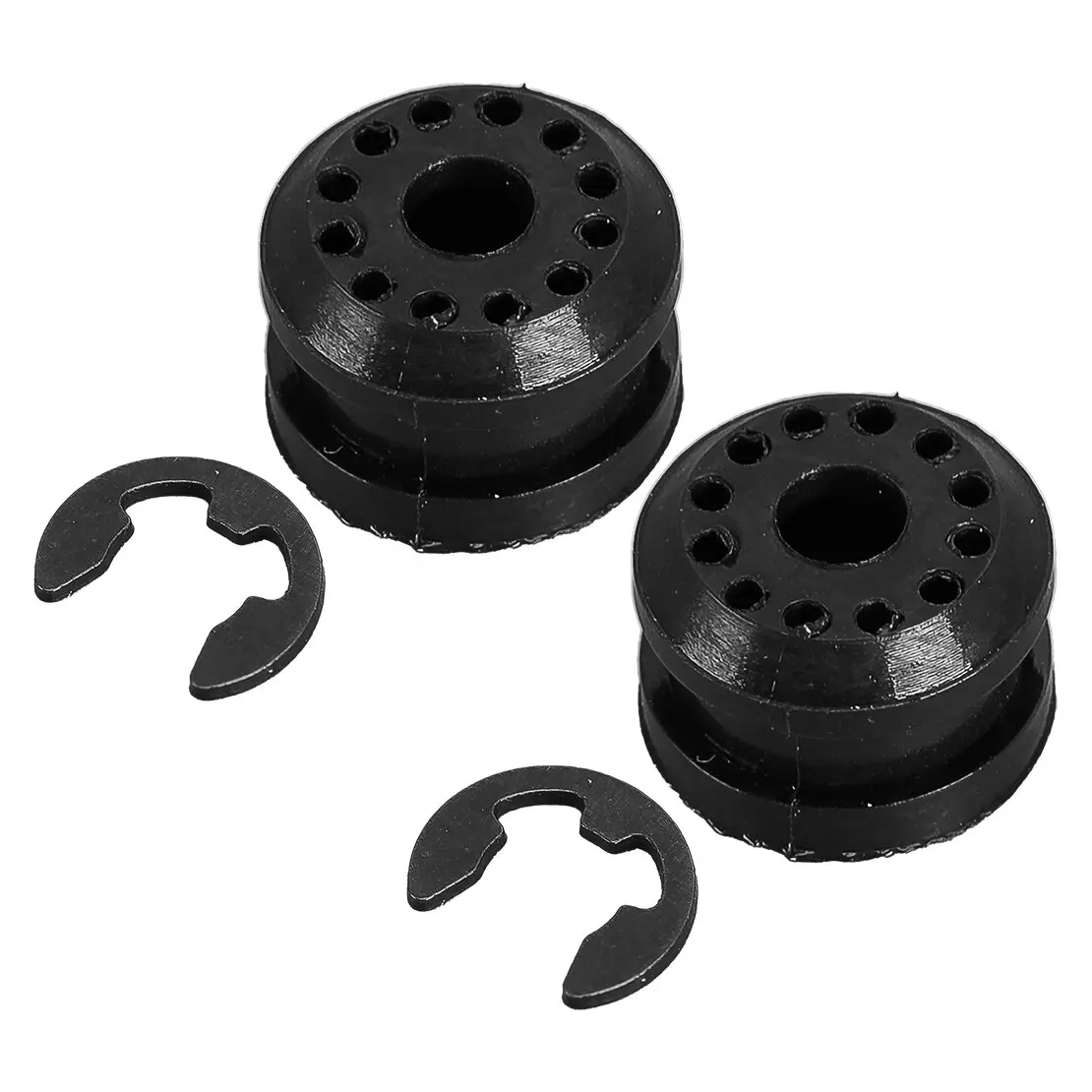 68078974AA 68078975AA 4Pcs Transfer Case Control Lever Shift Linkage Rod Bushings With E-clips Fit For Dodge Ram 1500 2500 3500