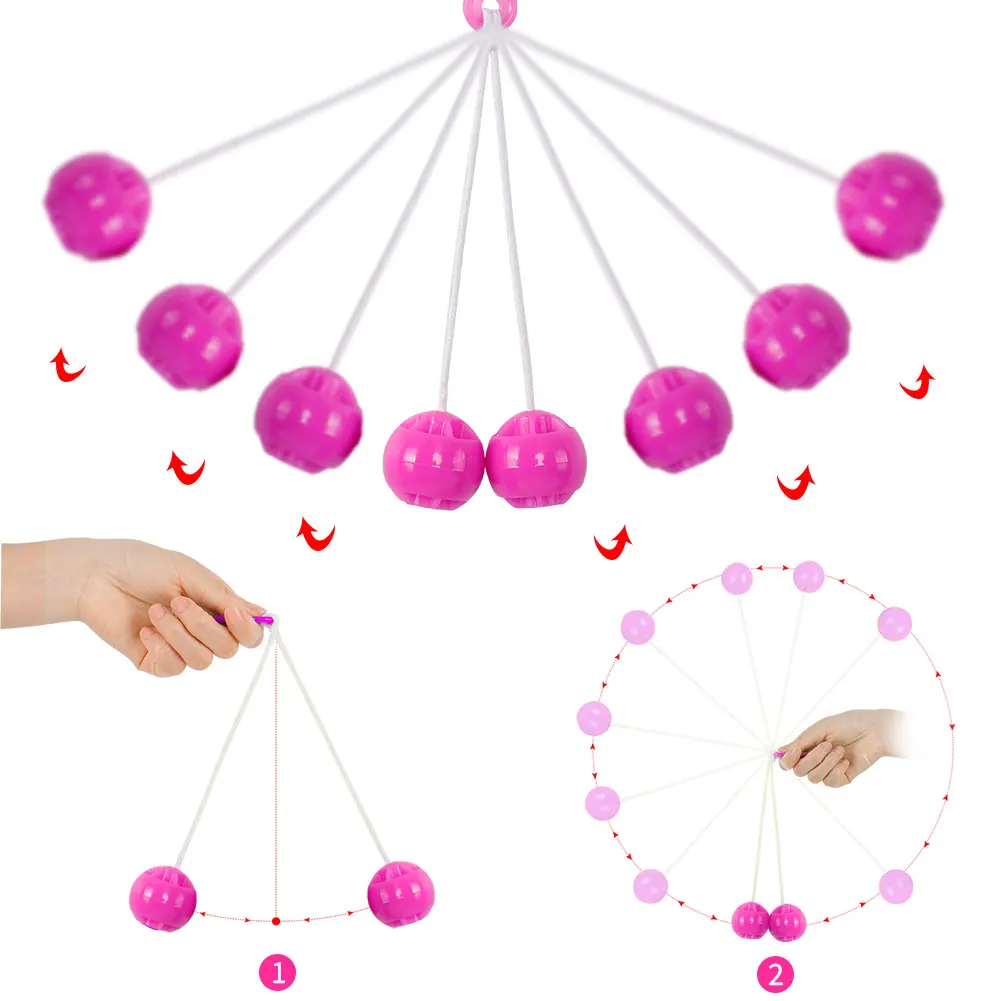 1Pc LED Matic Old School Toys Glow In The Dark Latto Toy Click Clack Ball Bump Balls Clackers Decompression Pro-clackers Ball