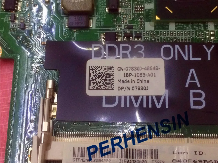  Original For Dell FOR Inspirion N7110 17r 7830J 07830J CN-07830J Motherboard 100% WORK PERFECTLY