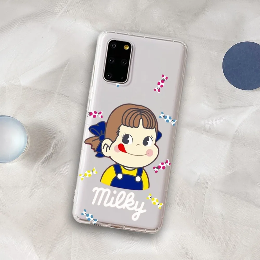 Cartoon Peko Chan Phone Case For Samsung A12 21 30 31 51 52 70 71 For Redmi8 9 10 For Honor10 70 50 Clear Case