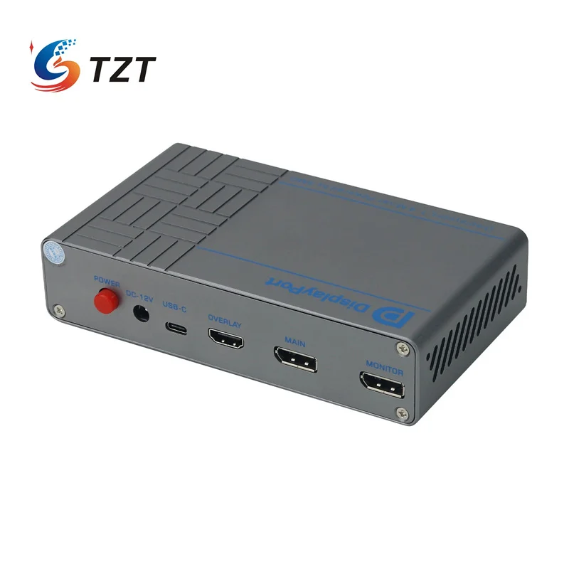 TZT CapDMA 4K fusor adaptable caja de superposición de vídeo Compatible con HDMI procesador de vídeo DMA compatible con 1K480 2K240
