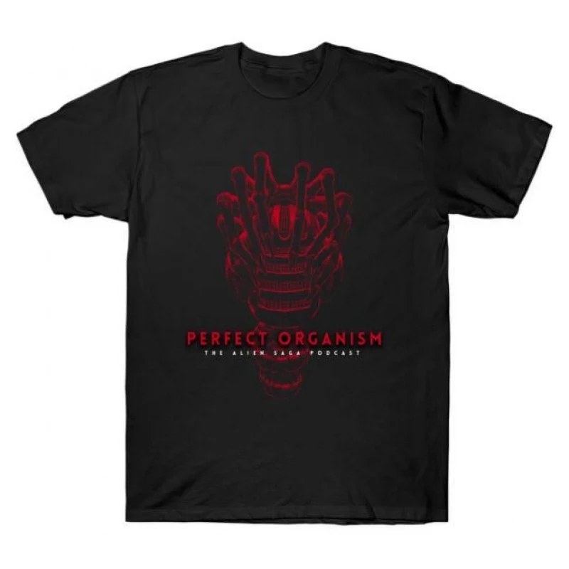 

Perfect Organism Podcast Logo (Romulus) Xenomorp Horror Movie Weyland Sci-Fic Alien Gift T-Shirt 100% cotton Graphic clothes