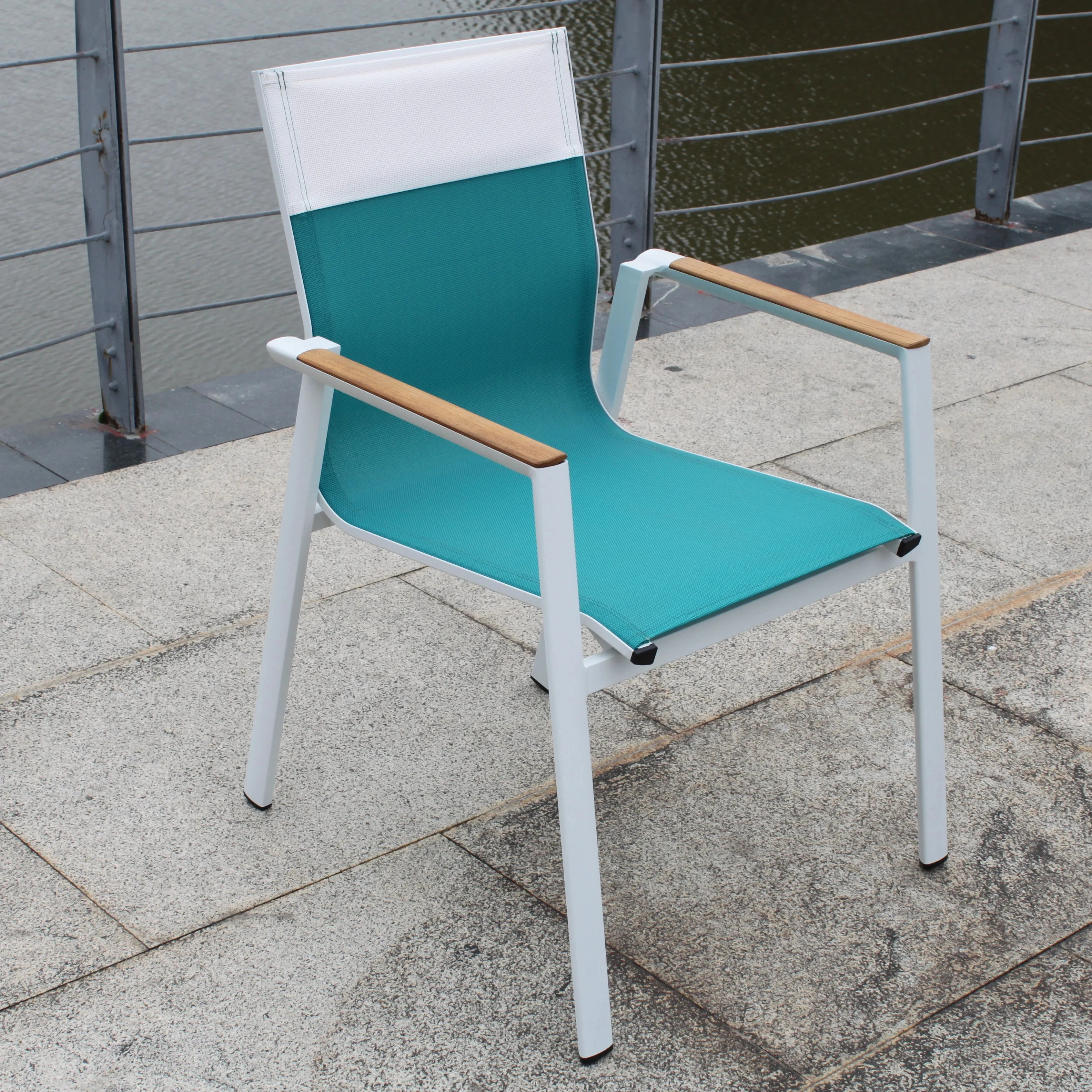 xx-Customization Modern Outdoor Dining Chair Aluminum Waterproof Durable Eco-Friendly Lightweight Chairs for Restaurant Garden