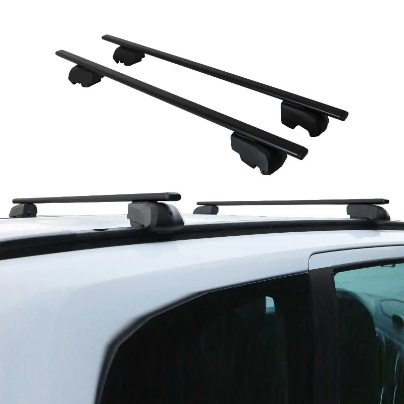 Roof Rack Luggage Carrier with Cross Bars for  2016-2021 Black Metal 2-Pack