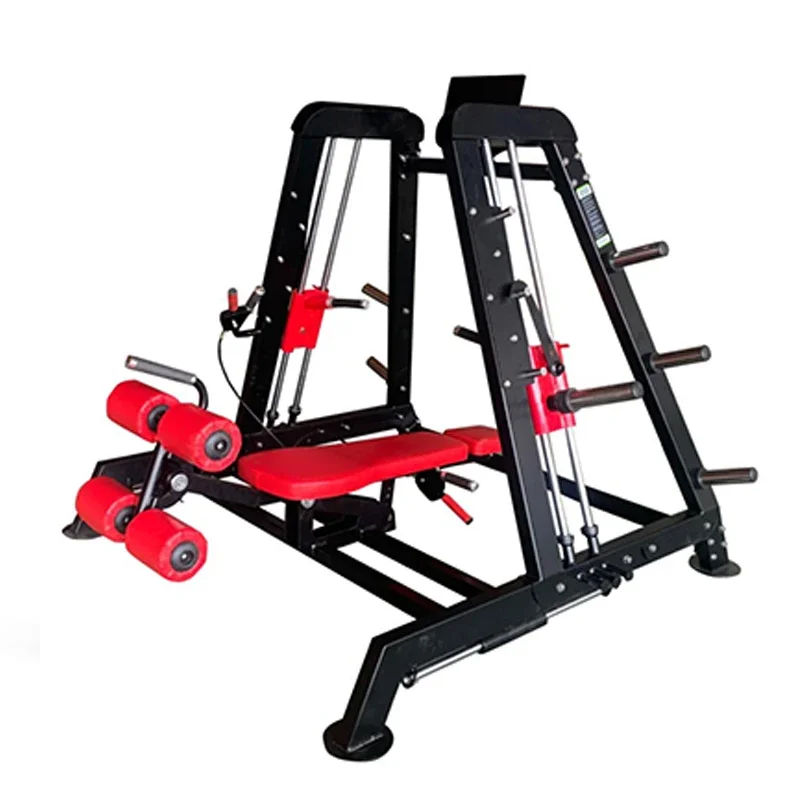 

Commercial weight bench press dual multi-function adjustable power smith machine system equipment fitness