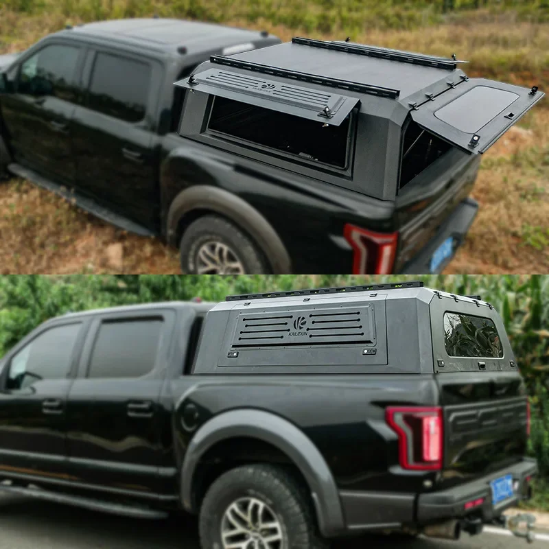Factory Ford 150 Truck Camper Aluminium Canopy 4X4 Hulix Pickupk Truck Hardtop Canopy Ranger for Raptor Tacoma Tundra Dodge Ram