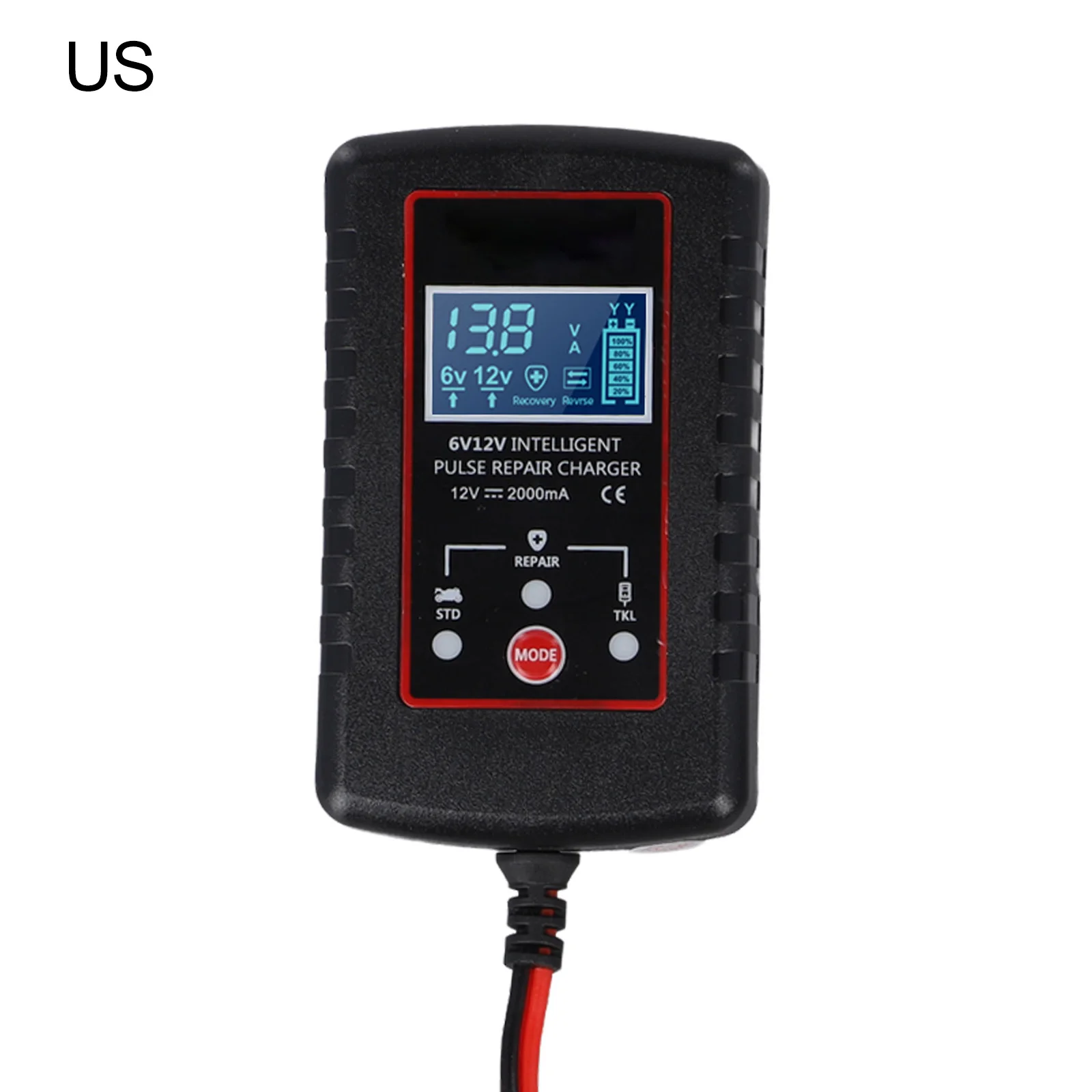 محول ينطبق إصلاح البطارية دراجة نارية سيارة ATV السيارات سيارات الدفع الرباعي شاحن بطارية أوتوماتيكي مواصفات شاحن البطارية #2