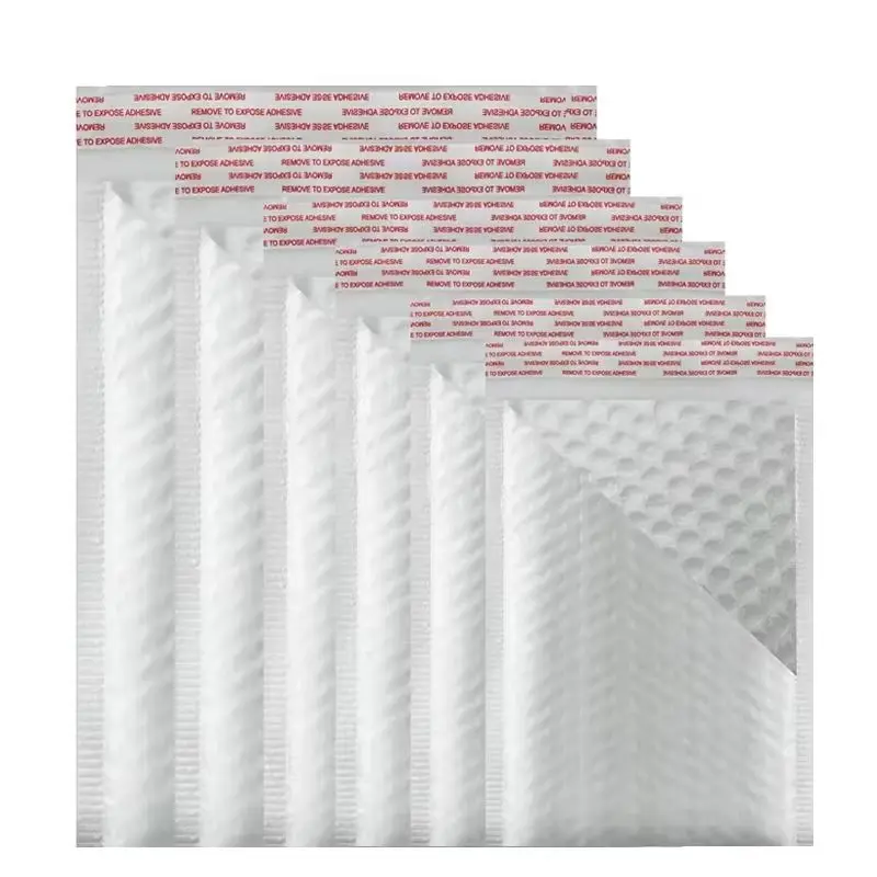 Retail 10 Shockproof White Foam Envelope Bag Self Sealing Filling Mail Bubble Bag Envelope Shipping Office Package