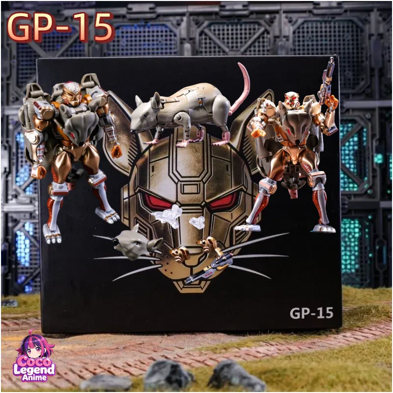 

In Stock Transformable Toy GP15 Rattrap Beast Wars KO Version MPG15 Beast Wars Alloy Articulated Figure Toys Collectibles Gifts