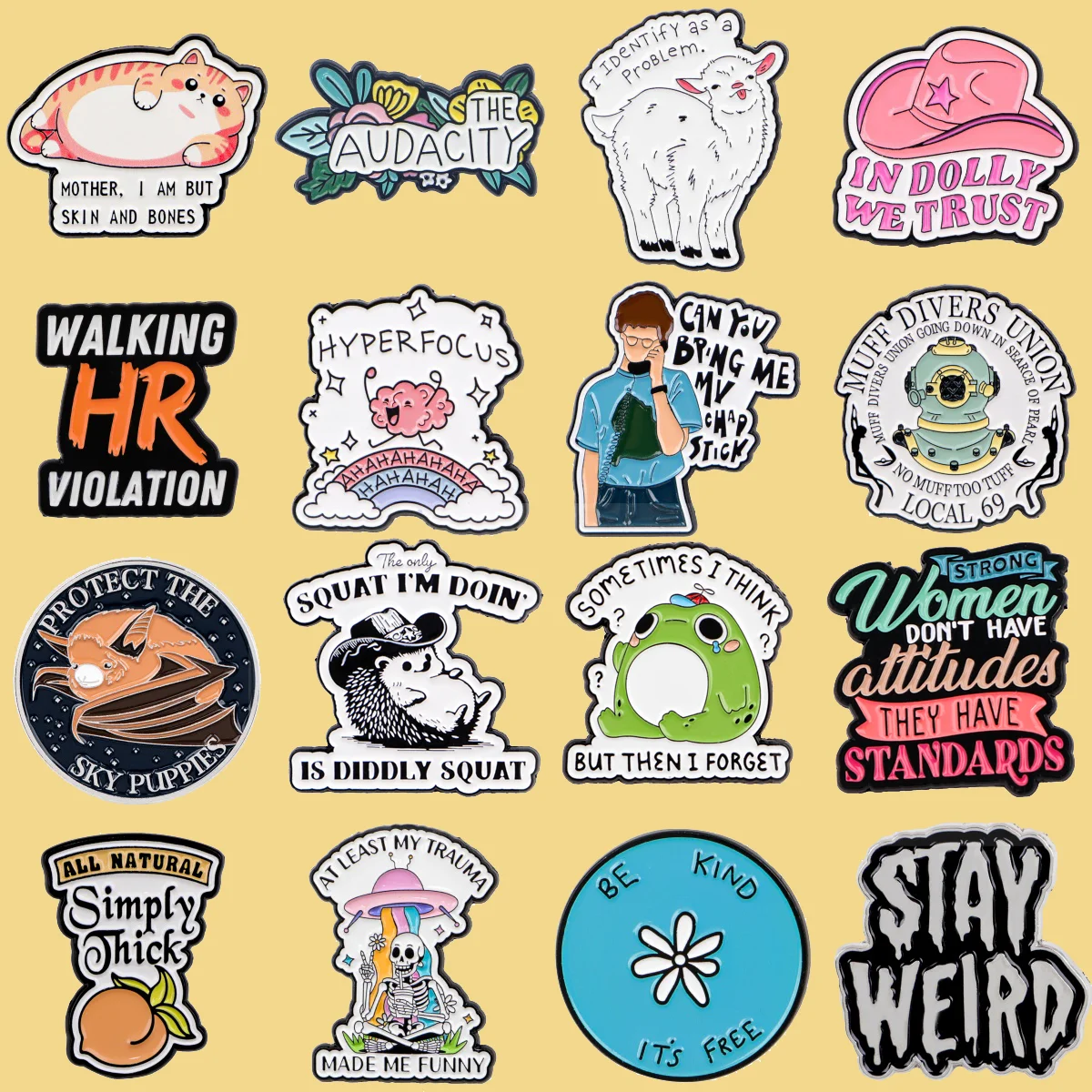 Cute Cat Enamel Pin…