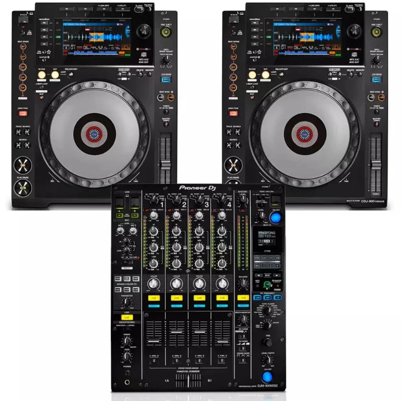 High Quality Hot 2022 Quality 2x For-Pioneers DJ CDJ-3000 Players (Pair) + DJM-900 Nexus MK2 Mixer Bundle Deal In Stock.