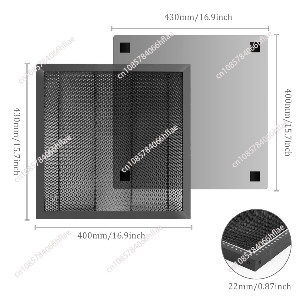 800x800mm Laser Cutting Honeycomb Panel Workbench Suitable For Laser Engraving Machine Professional Metal Clamps