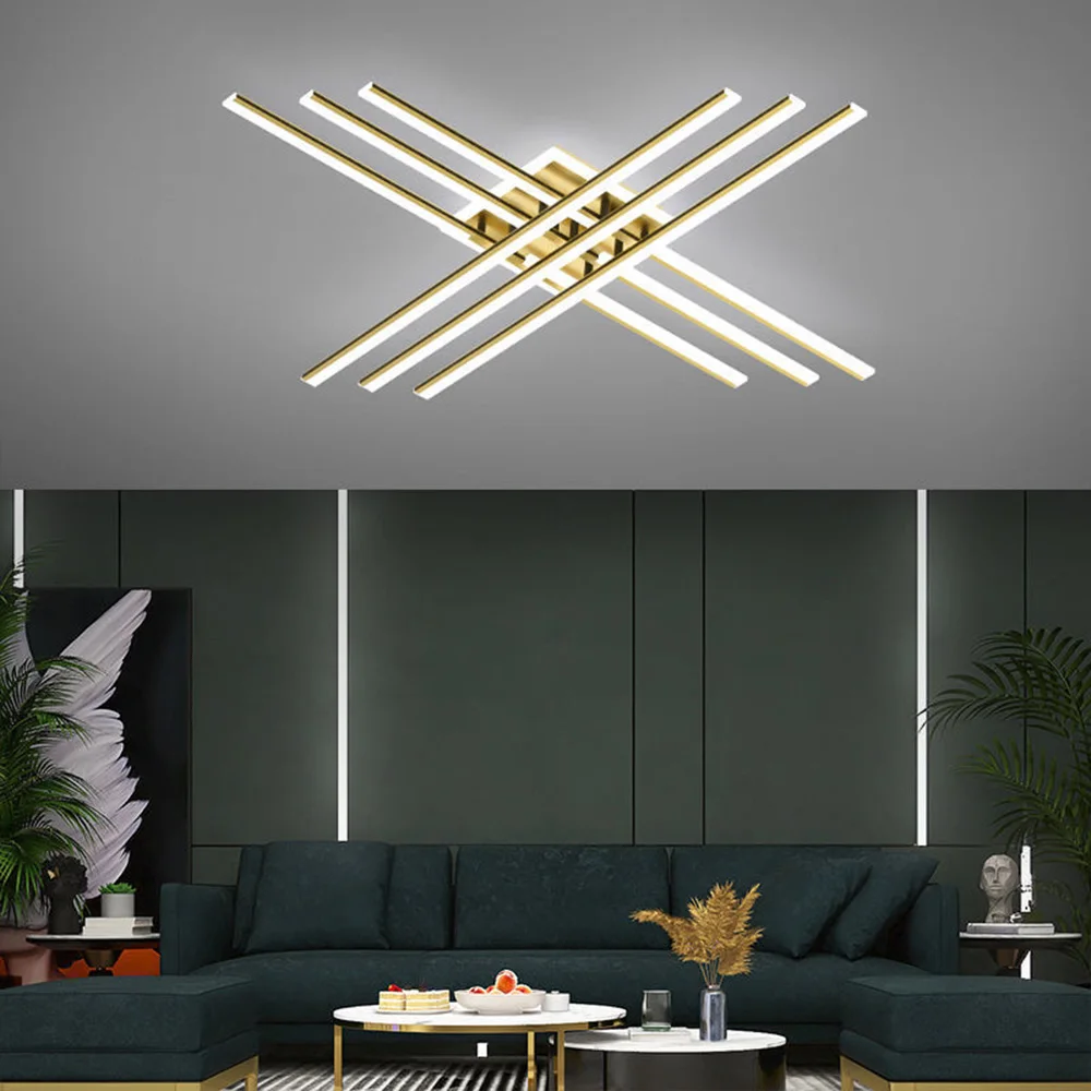 Black Frosted Ceiling Lamp Led Chandelier Stepless Dimming Simple Modern Bedroom Restaurant Light Luxury Main Lamp Nordic Lamp