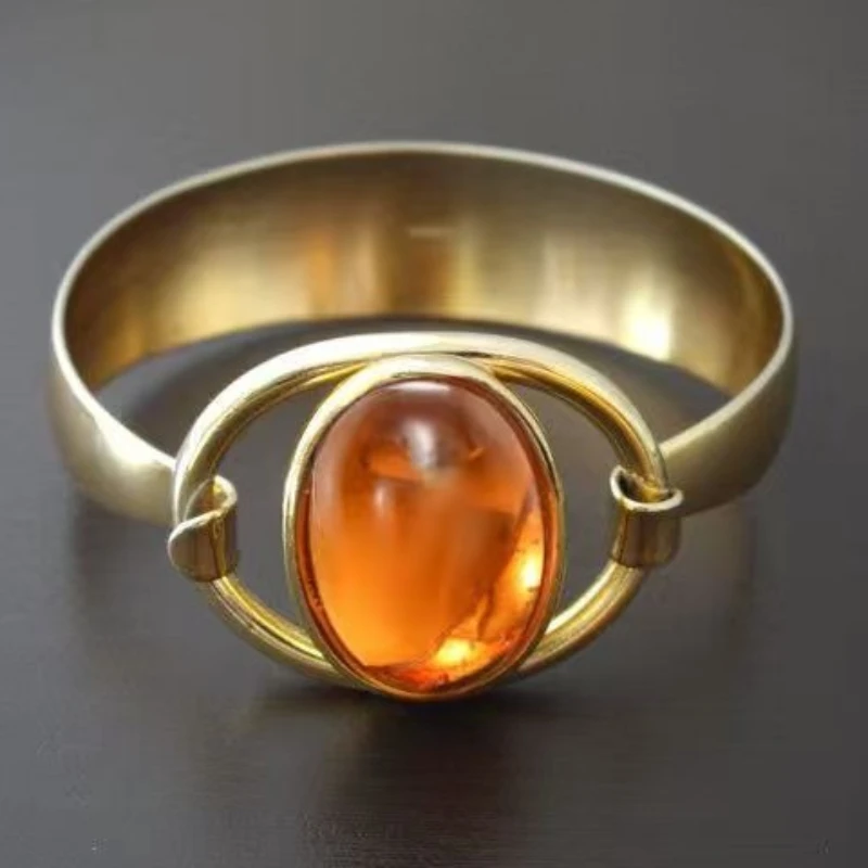 Simple and Elegant Style Ring Set with Artificial Gemstones in Copper Material, Women's Jewelry Ring for Formal Occasions