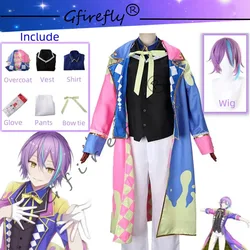 Kamishiro Rui Color Stage Project Sekai Cosplay Feather Wonderland × Showtime Stage halloween party Suit Cloak Kamishiro's Wig