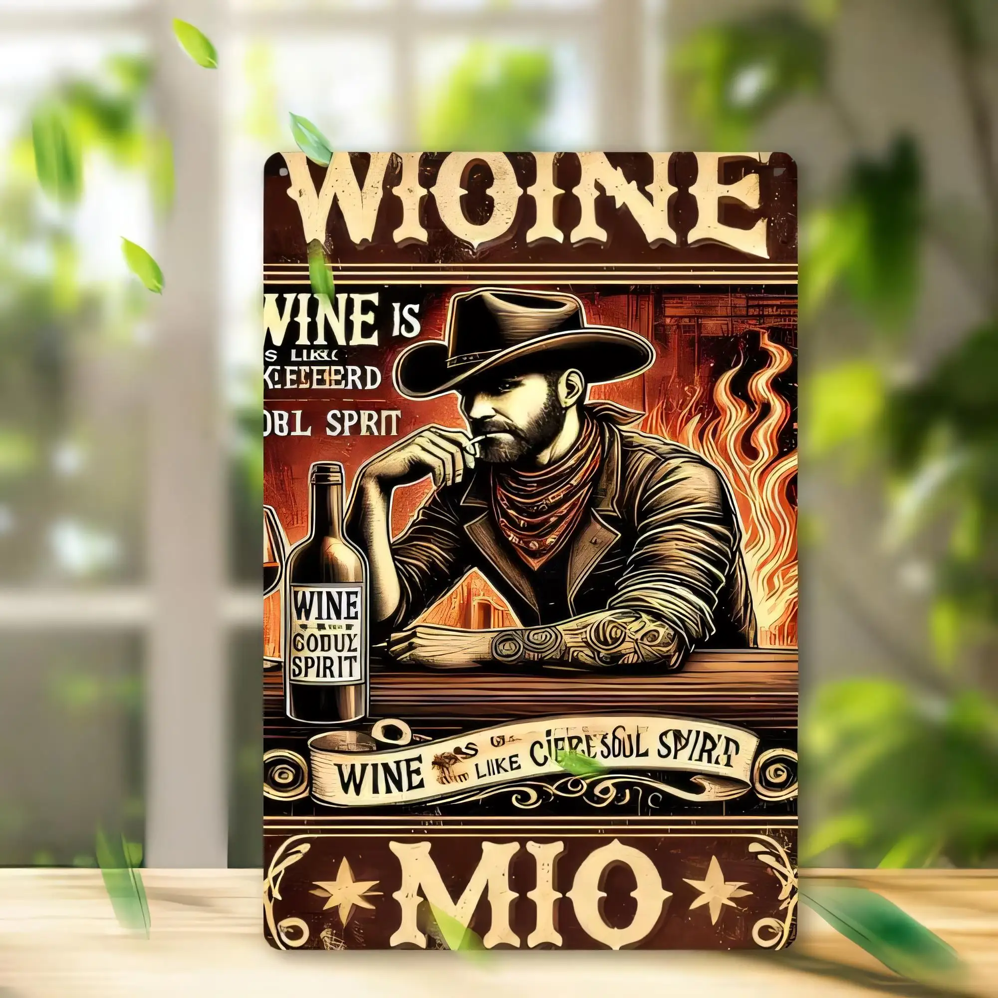 Tin Sign Wine Is Like Therapy Wine Goddy Spirit Mojo Vintage Poster Wall Decor Rustic Bar Pub Home Art HD Print Metal Sign   Fun