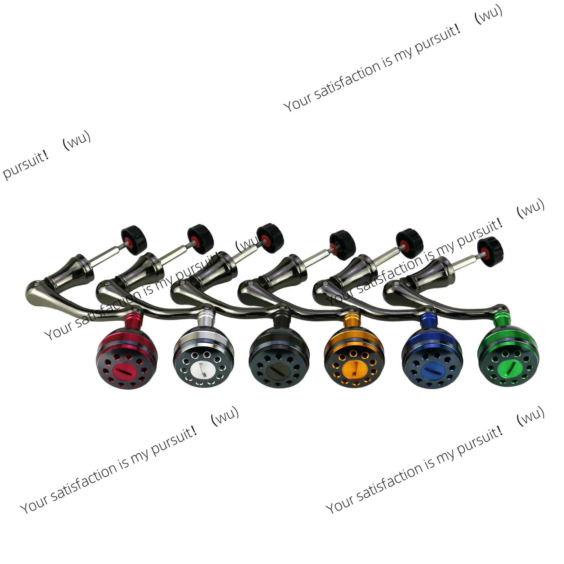 Large, medium and small all-metal fishing wheel rocker, spinning wheel fishing gear fishing line wheel metal ball grip handshake