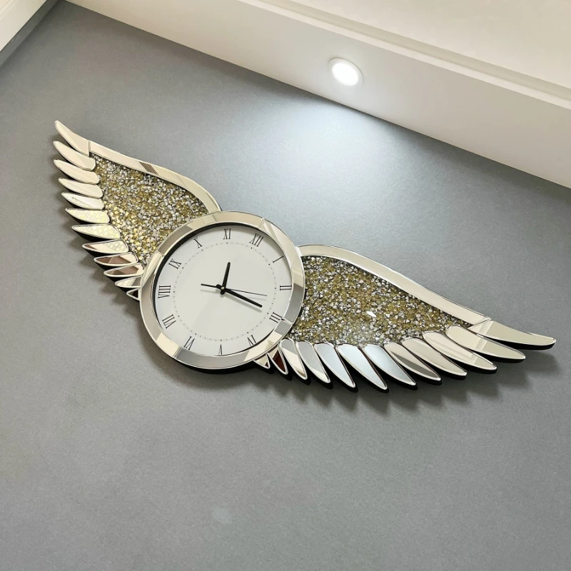 White Upgrade Elegant Wall Clock Unique Round Cute Design Modern Digital Clock Living Room Orologio Da Parete Home Decor Items