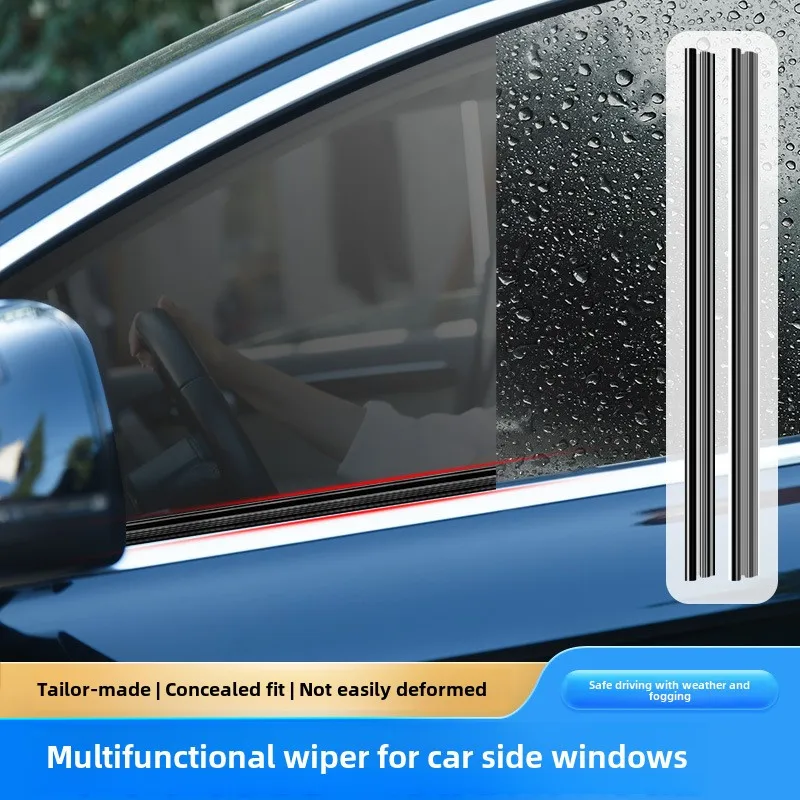 Universal Car Side Window Glass Wiper Auto House Window Cleaning Tool Car Water Mist Removal Wipers Blade Cleaning