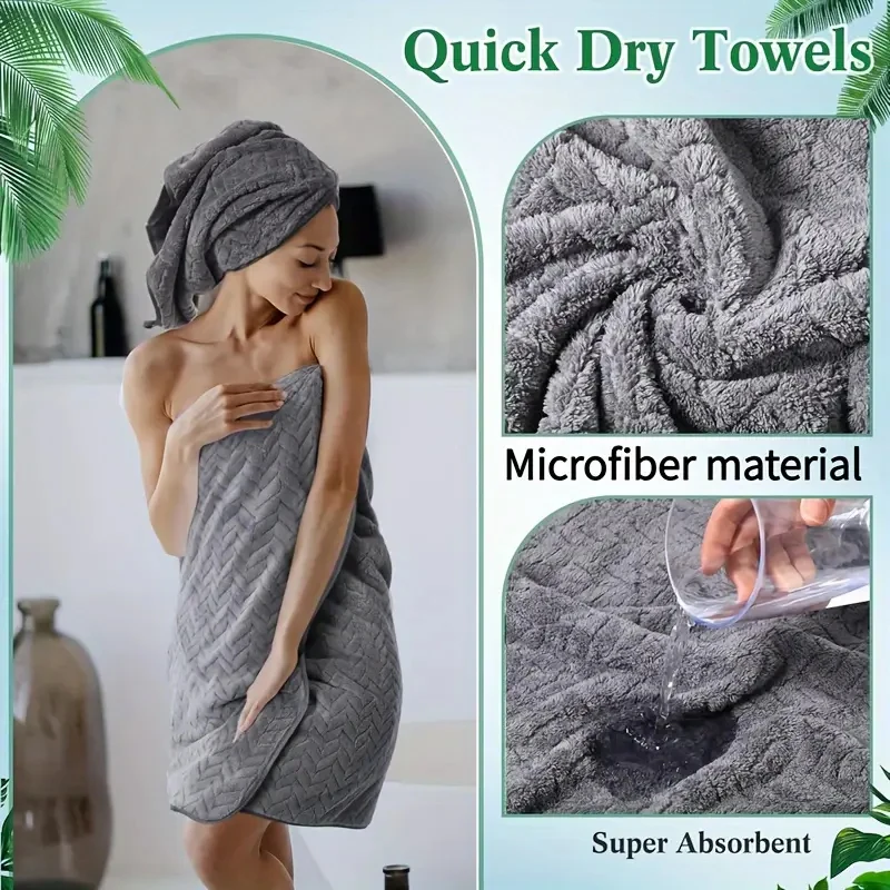 Weiche Saugfähige Handtuchsets Für Badezimmer Dusche Hotel_voghion.com