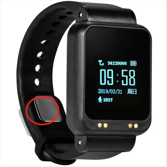 Xexun professionelle Smart Wach WiFi GPS Temperatur Kinder 4G Uhr für Gefangenenarmband mit Temperatur und GPS