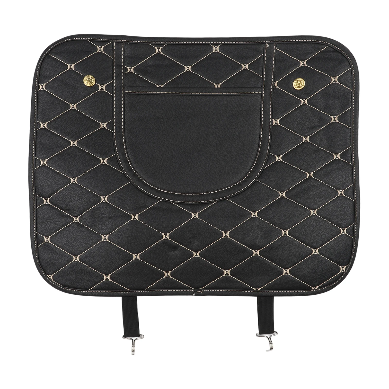 

Auto Back Seats Anti Kick Pad Mat Half-size Black PU Leather Cover Anti-kick Waterproof Anti-Child-Kick Car Interior Accessories