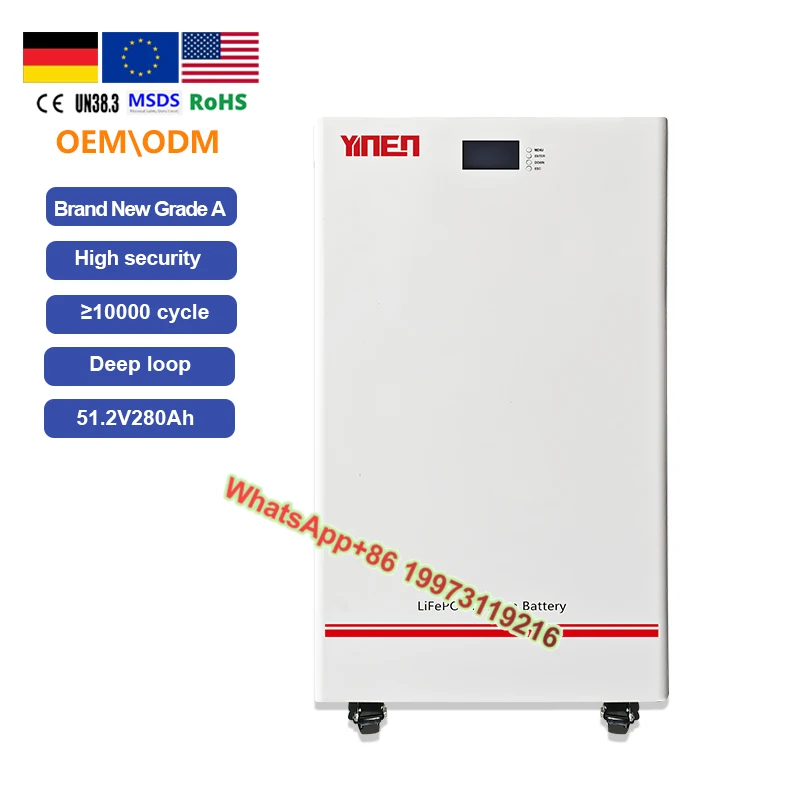 

Wheel Type 51.2v 280ah 314ah Batterie Lithium 15kwh Portable Power Supply Battery for Solar Power System