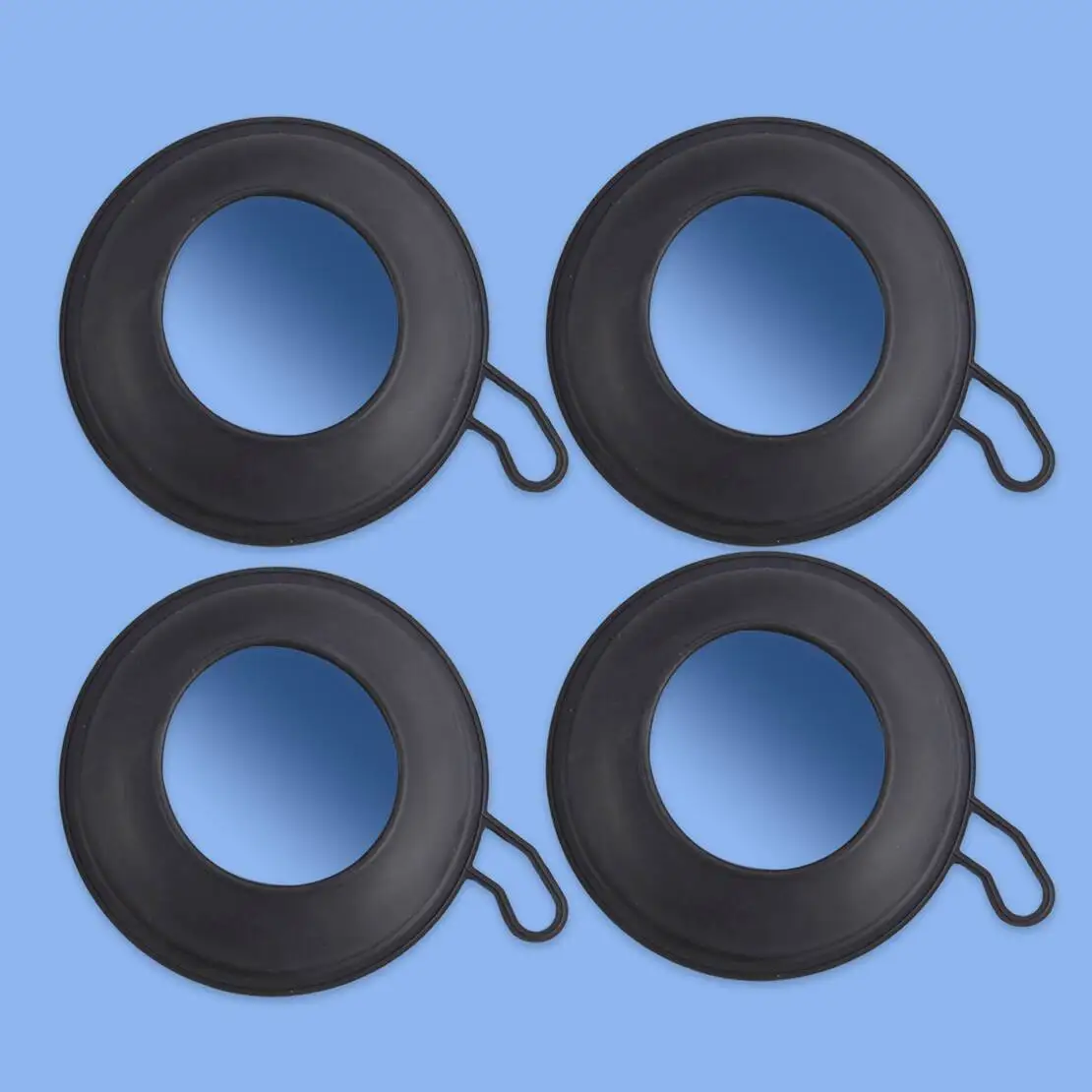 16111-MAT-000 4pcs Carburetor Vacuum Diaphragm Membrane Black Rubber Fit For Honda CBR1100XX Blackbird 1997-1998