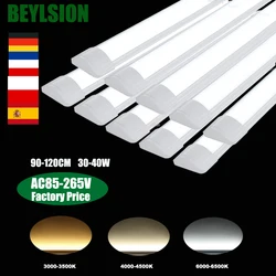 YISIONY New 120CM 90CM  LED Tube Lights 30W 40W 110V-220V Linear LED Lamps Surface Mounted Ceiling Commercial Lights Office