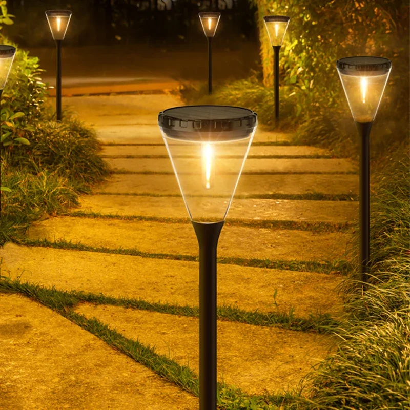 

Solar Outdoor Courtyard Lamps Landscape Decoration Light Control Lawn Lights Bright Villa Waterproof IP65 Garden Solar Lamps