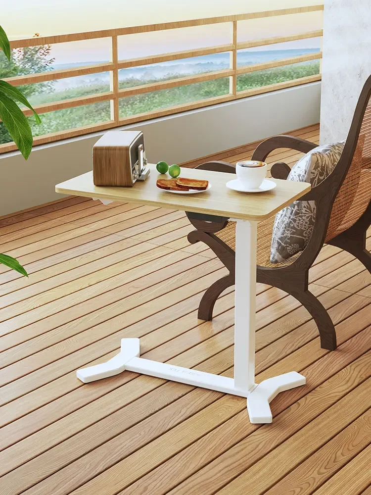 Smart Electric Lifting Table Home Computer Desk Bedroom Movable Bedside Table Simple Lazy Table T05