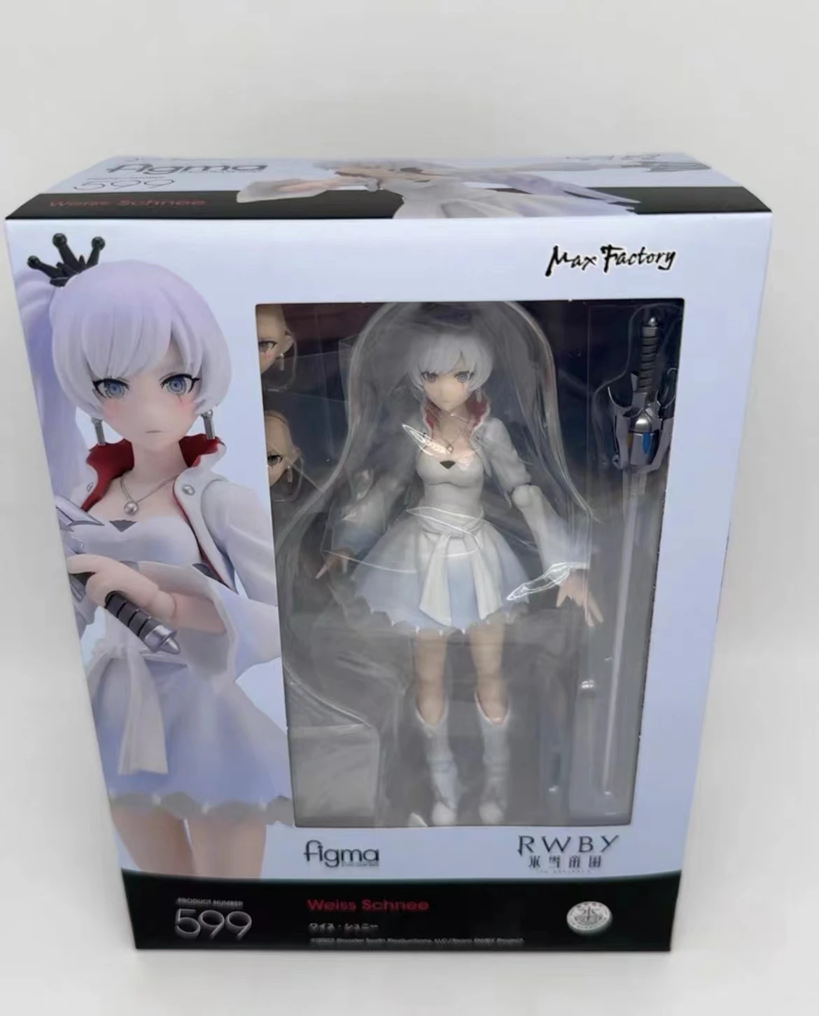 IN STOCK FIGMA 599 WEISS SCHNEE ACTION FIGURES ANIME MODEL TOYS FIGURA PVC GIFT