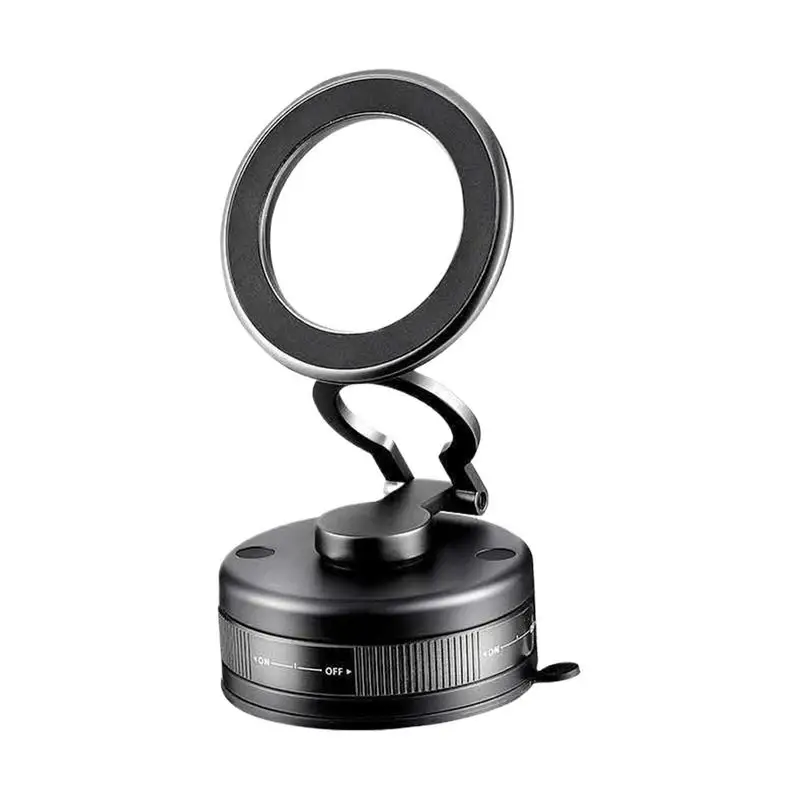 

Vacuum Suction Magnetic Phone Holder 360 Degree Rotation Foldable Phone Stand Car Mount Vehicle Interior Accessories Stable
