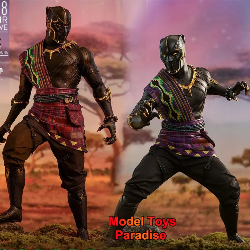 HOTTOYS HT MMS487 1/6 Man Soldier T'Chaka Black Panther Marvel Super Hero Full Set 12inch Action Figure Collectible Toys Gifts