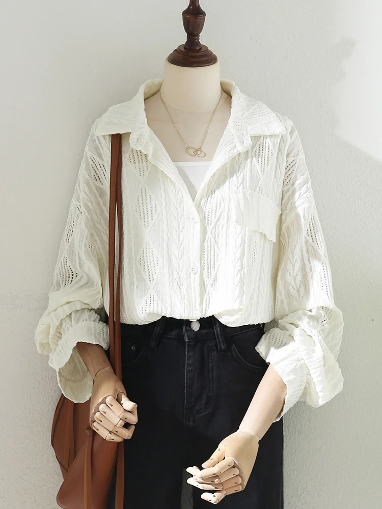 

Цвет вишни, повседневный женский весенне-осенний фонарь, све, драпированный воротник, модный топ, женская одежда Ele