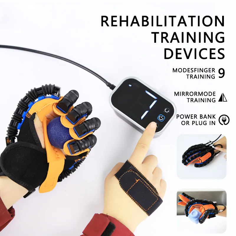 

Intelligent Massage Rehabilitation Robot Gloves Fingers Stroke Hemiplegia Training Finger Hand Electric Exercise Recovery Tool
