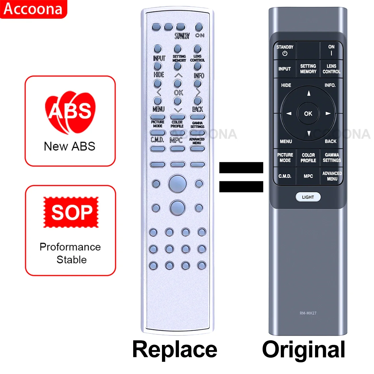 

OPEN BOX Original Remote Control RM-MH27 For JVC DLA-NX5 DLA-NX7 NX9 DLA-RS2000 DLA-RS1000 DLA-RS3000 Projector RM-MH28 VICTOR