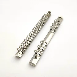 A5 2cm Metal Spiral Binder Clip 6 Holes Loose-leaf Binders Notebook File Folder Album Scrapbook 20 Rings Binding Metal Clip