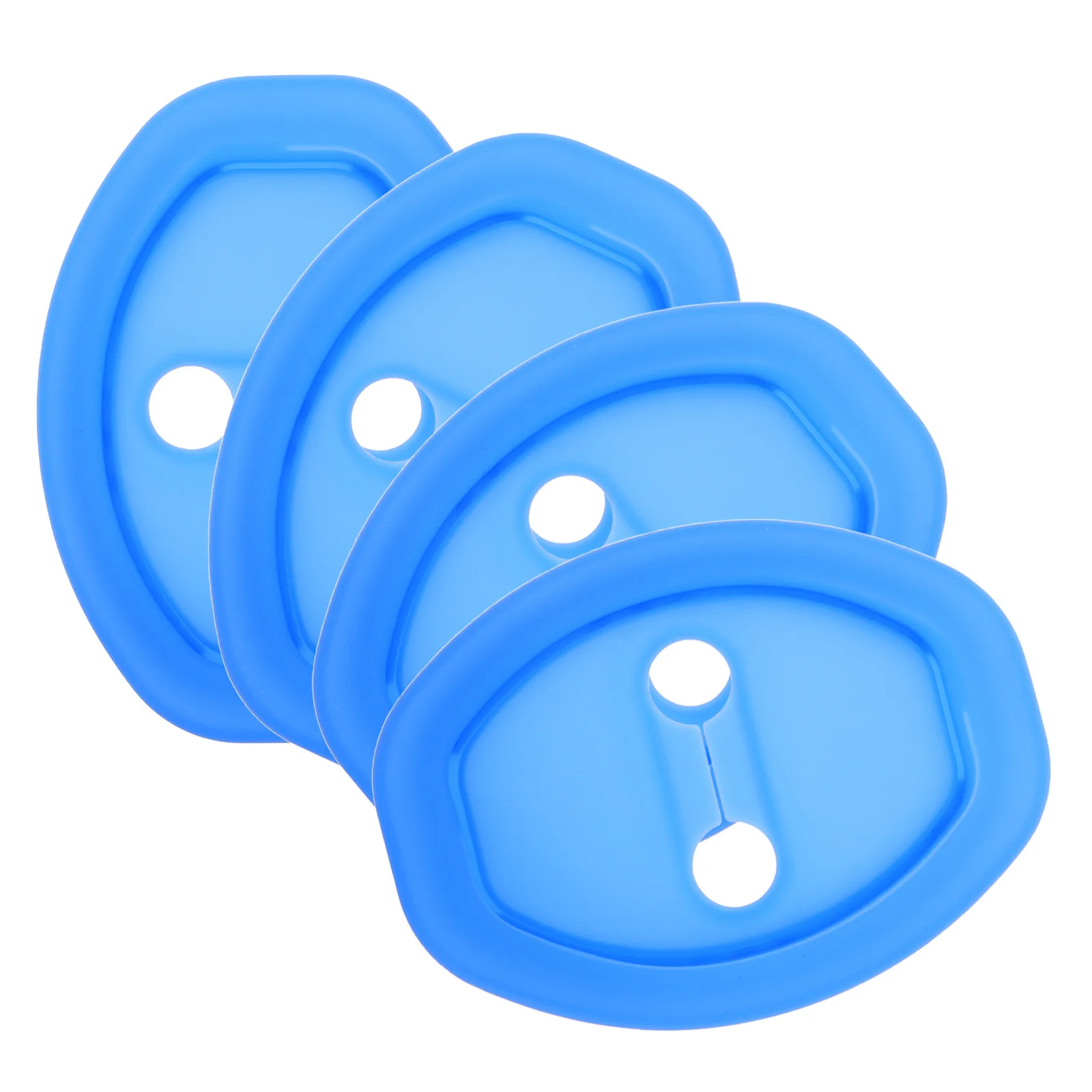 

4Pcs Universal Silicone Car Door Lock Protector Thick Design Shock Absorber Buffer Pad Noise Reduction Latch Guard Replacement