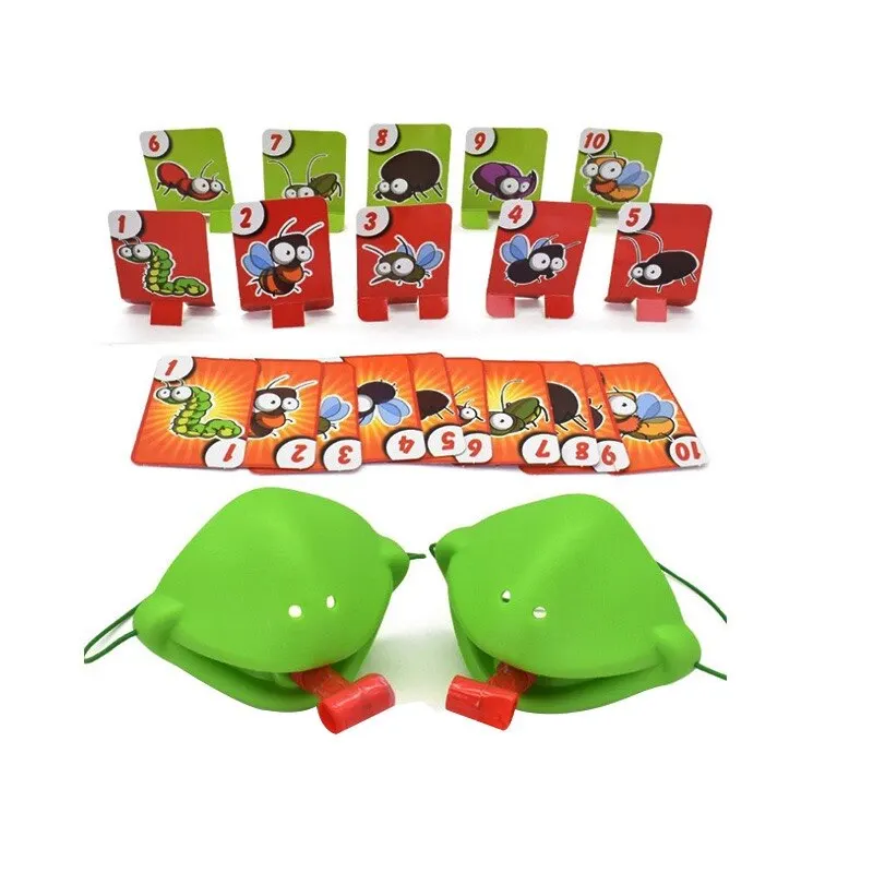 Lizards Mask Toy Frog Tongue Sticking Funny Parent Child Interactive Desktop Toy