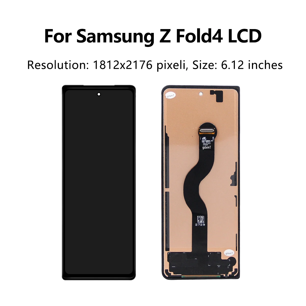 Z Fold4 5G For Samsung Tested For Z Fold4 F936B F936U F936N F936W F9360 LCD Display Touch Screen Digitizer Assembly Replacement